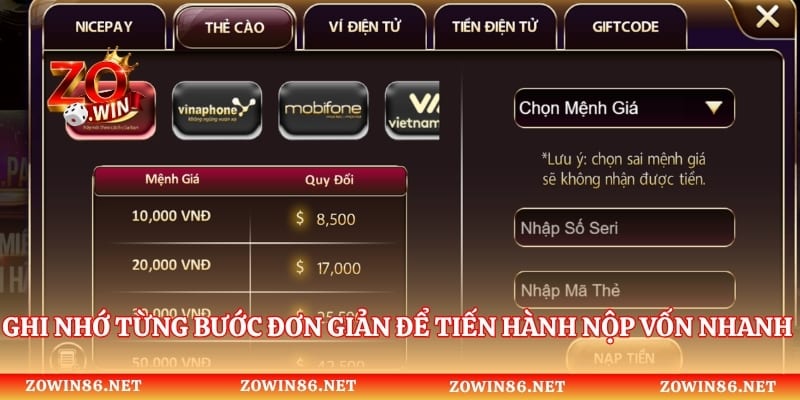 Ghi nhớ từng bước đơn giản để tiến hành nộp vốn nhanh chóng