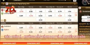 Kèo Châu Á - Hướng Dẫn Cách Đọc Và Bí Quyết Soi Kèo