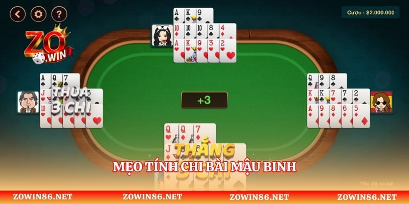 Mẹo tính chi bài mậu binh 