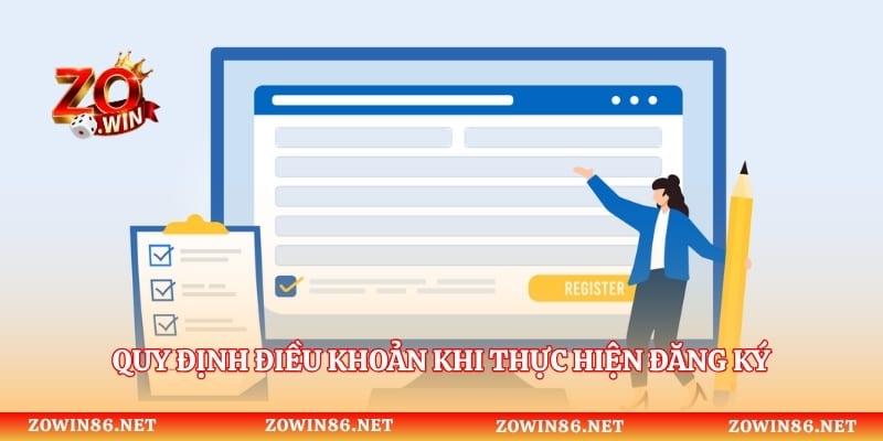 Quy định điều khoản khi thực hiện đăng ký nick game online